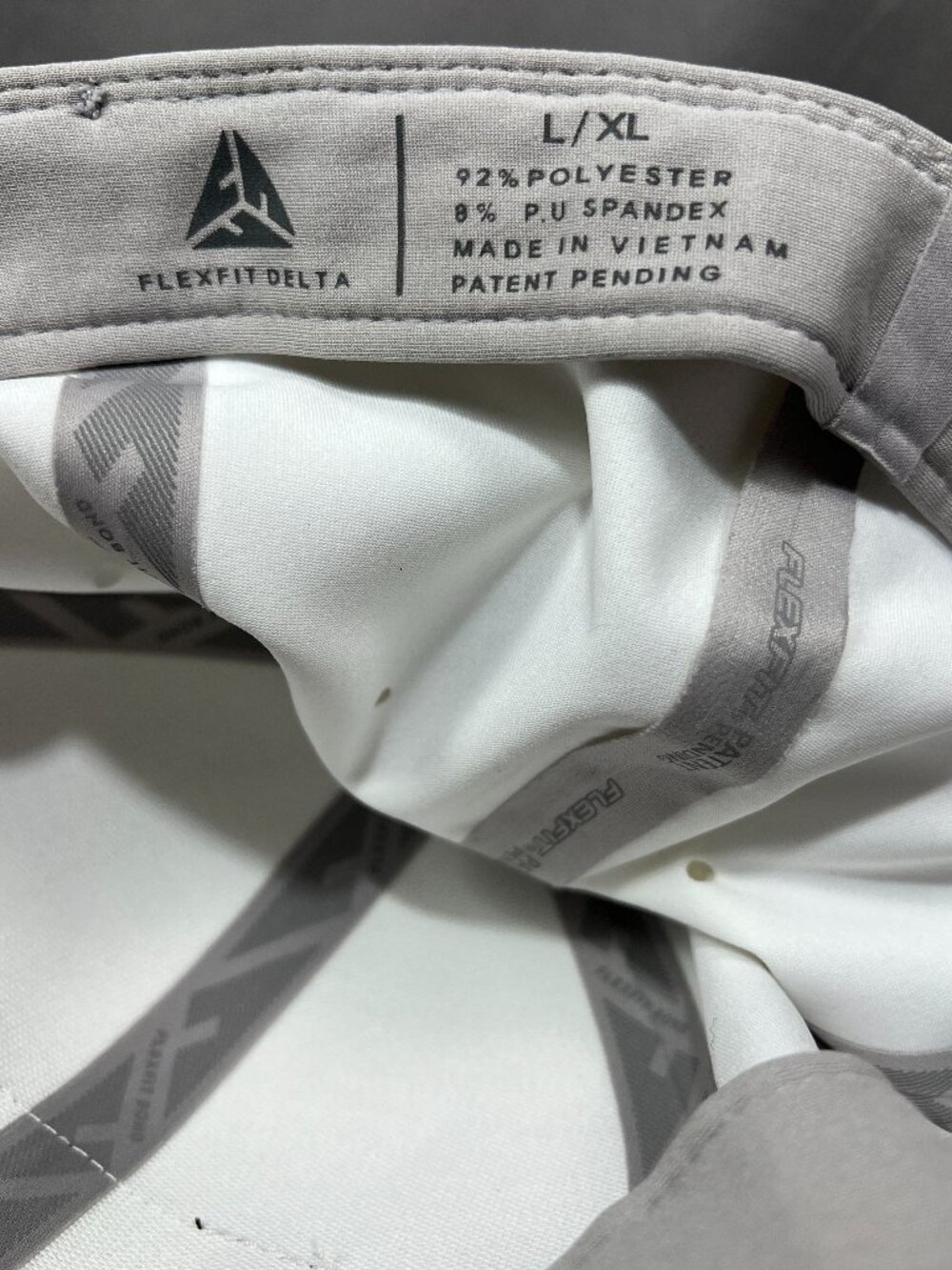 Change Your Fate Clothing Co Delta Flex Fit L/XL Hat White Performance Golf Mens - Picture 12 of 15